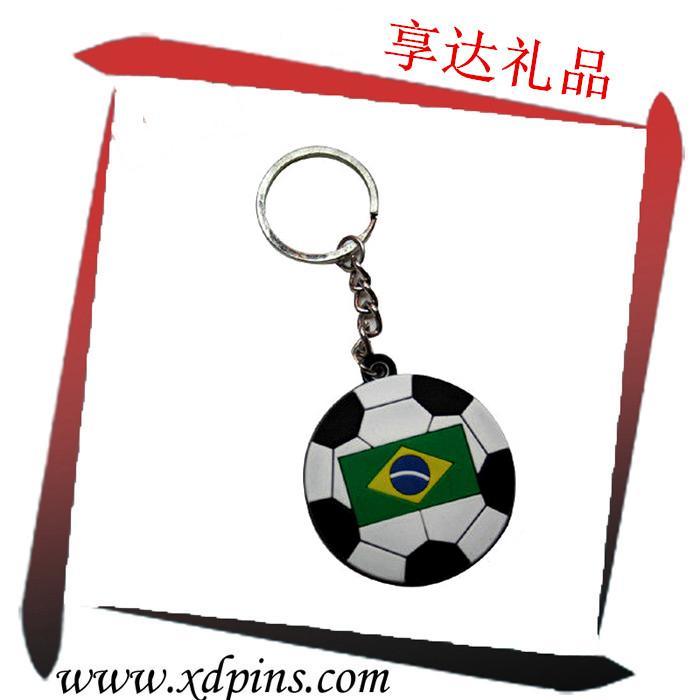 厂家直销 PVC钥匙扣 足球和各种球的纪念品 小礼品